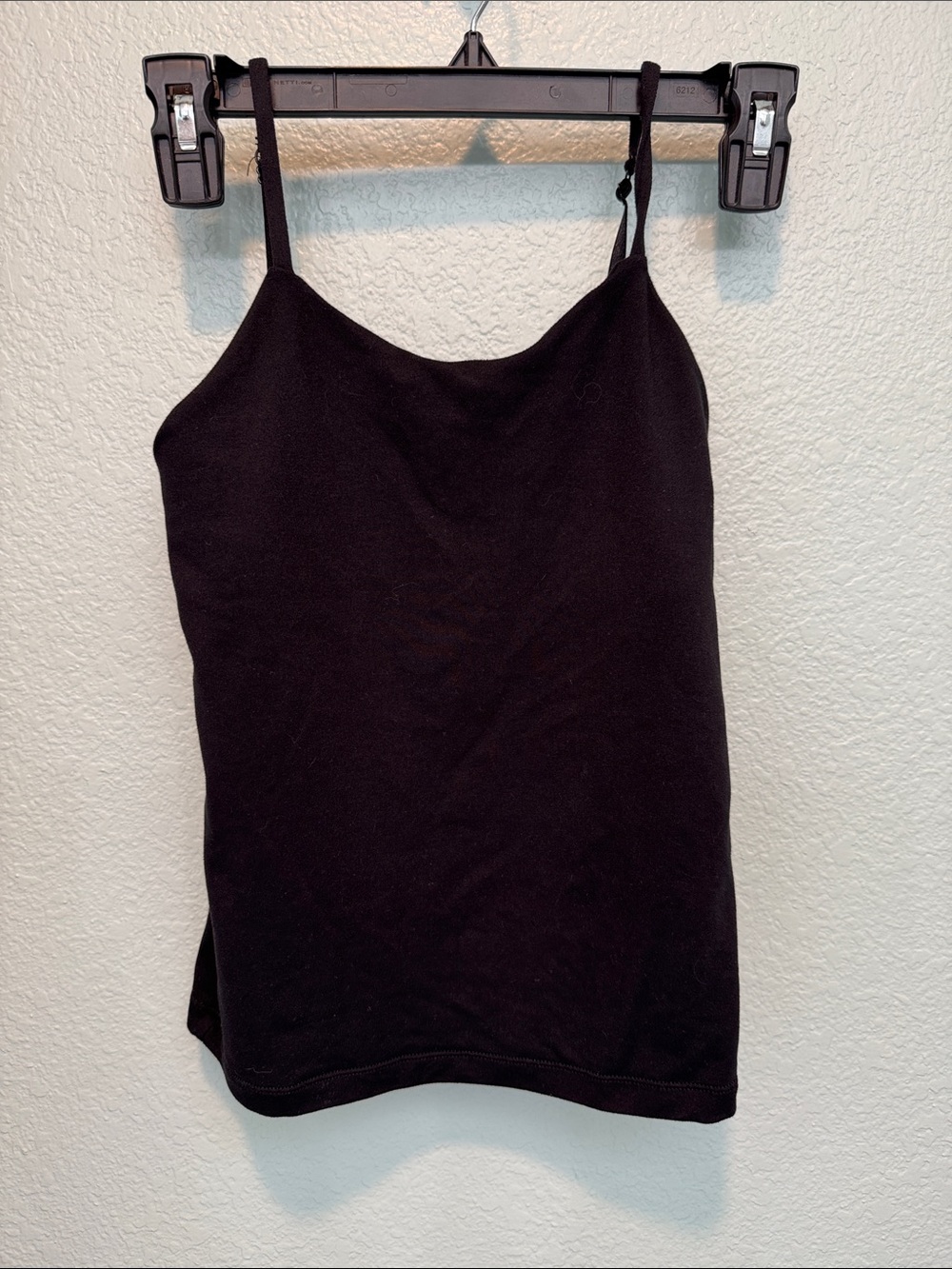 Girls' Black Spaghetti-Strap Tank Top